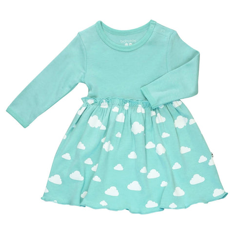 Cloud ruffle dress (12 -24 months)