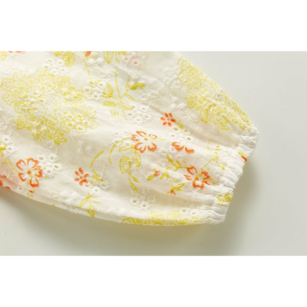 Floral print bodysuit dress (0-6months)