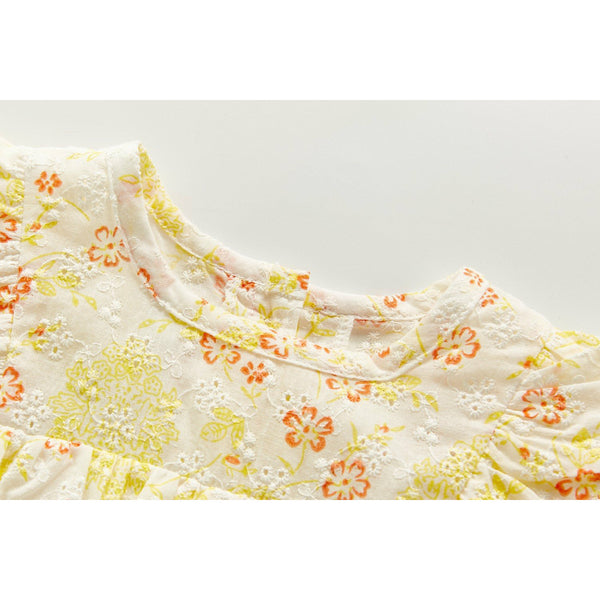Floral print bodysuit dress (0-6months)