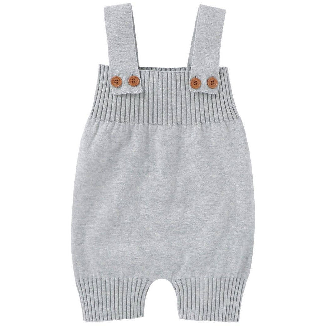 Grey knit overall (9months - 18months)