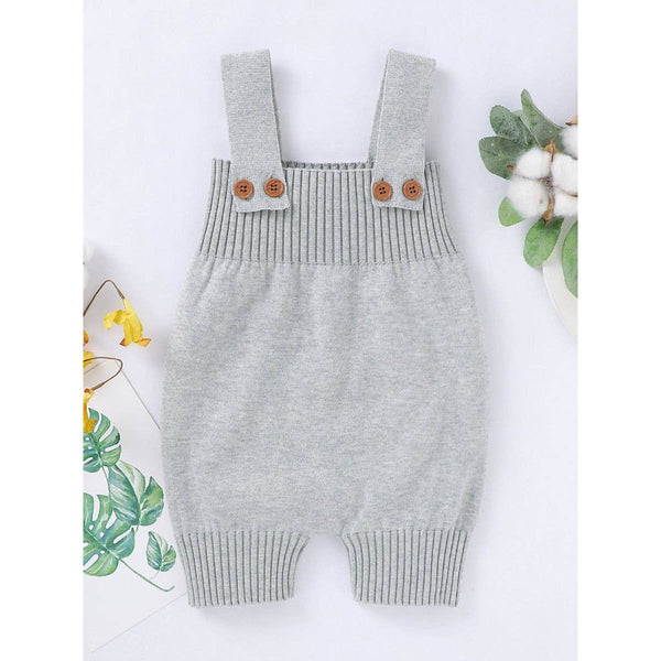 Grey knit overall (9months - 18months)