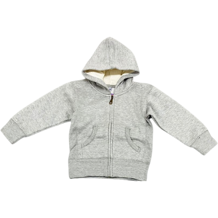 Fleece Tracksuit top and bottom set- Grey (2-7Y)