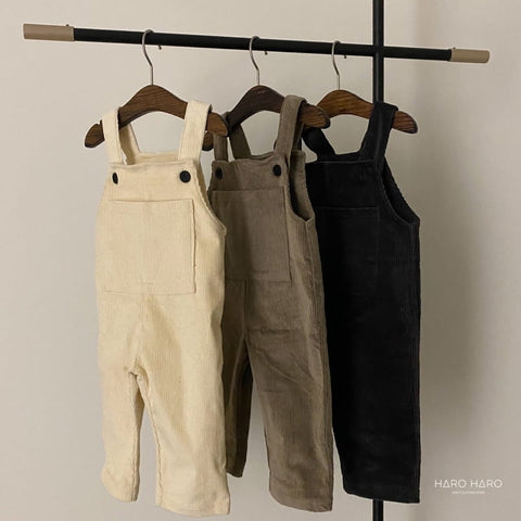 Corduroy dungarees (2years-5years)