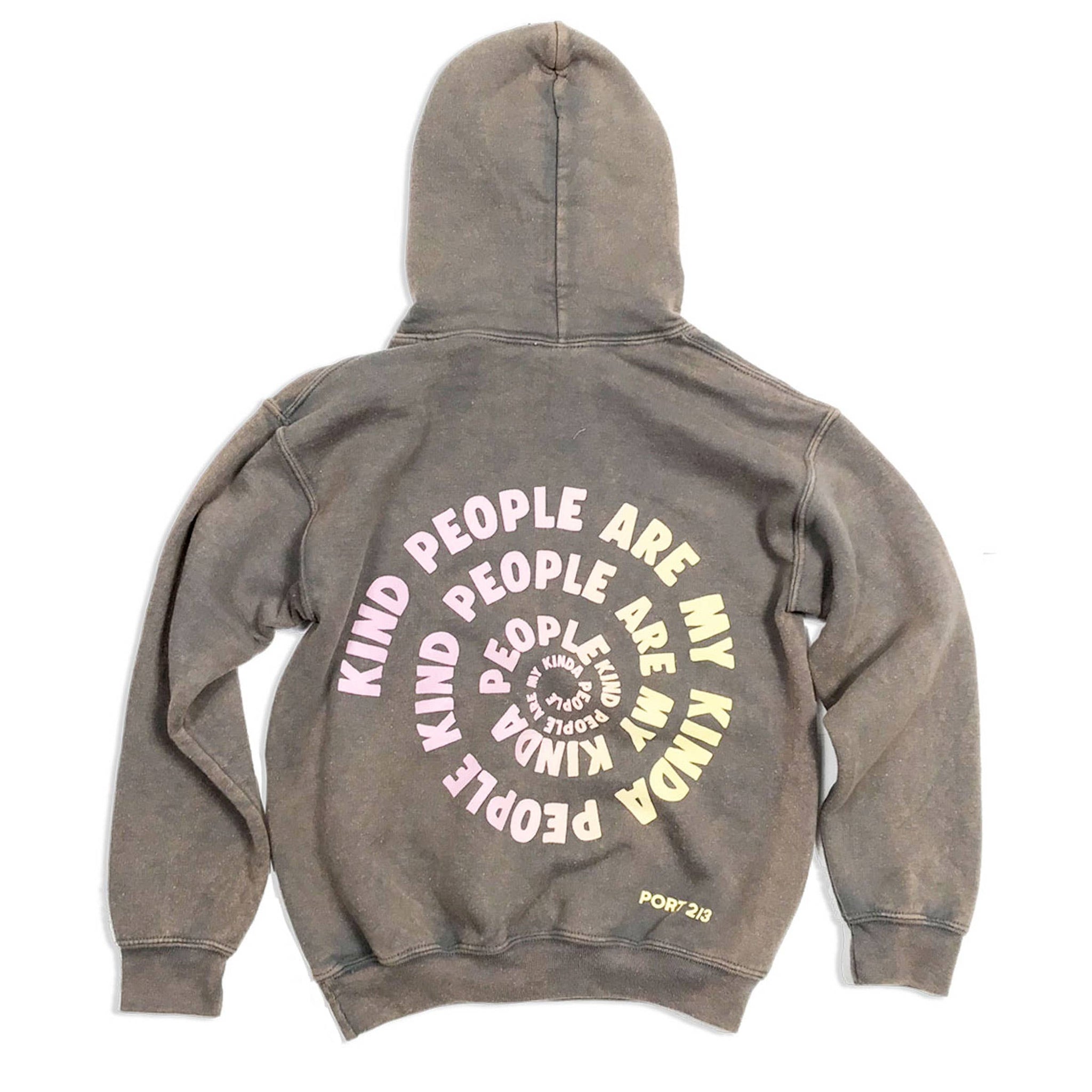 Unisex charcoal grey hoodie- (4-14 years)