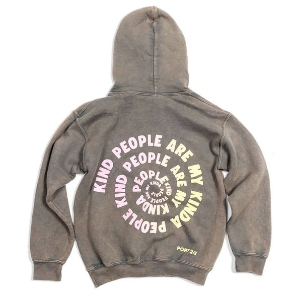Unisex charcoal grey hoodie- (4-14 years)