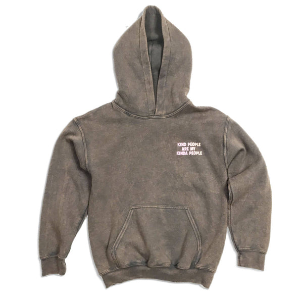 Unisex charcoal grey hoodie- (4-14 years)