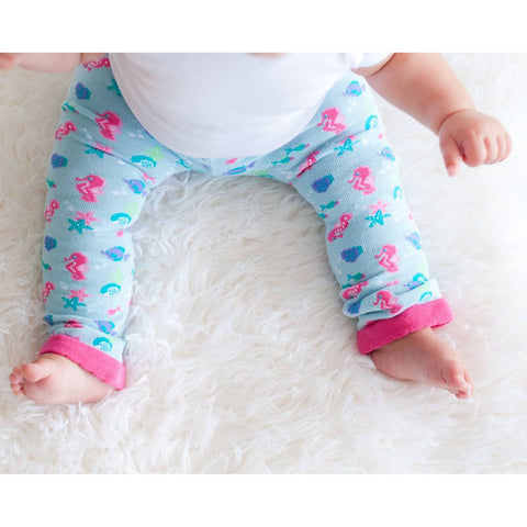 Sea creatures knit leggings (6m - 2years)