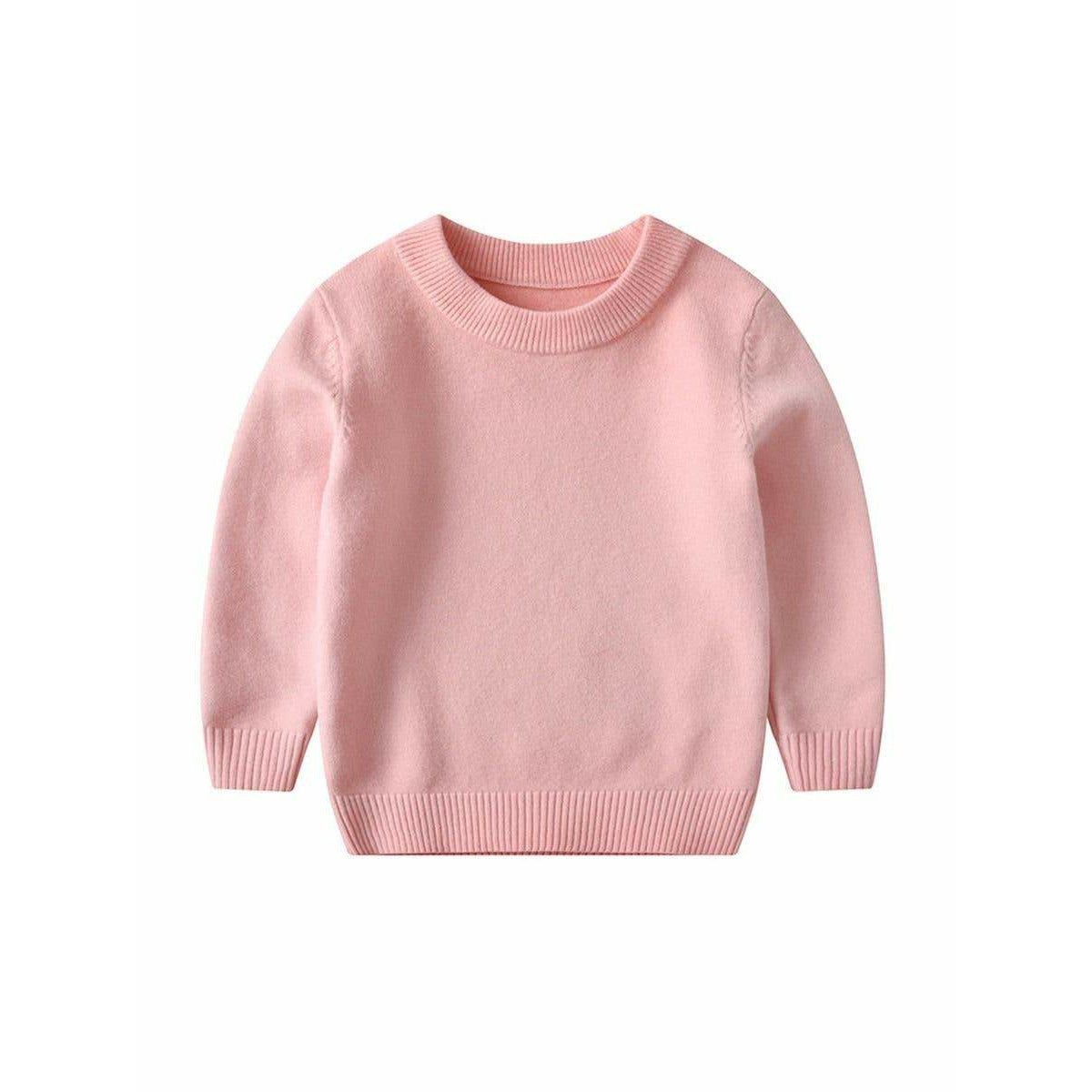 Pink crewneck jumper (3years-5years)