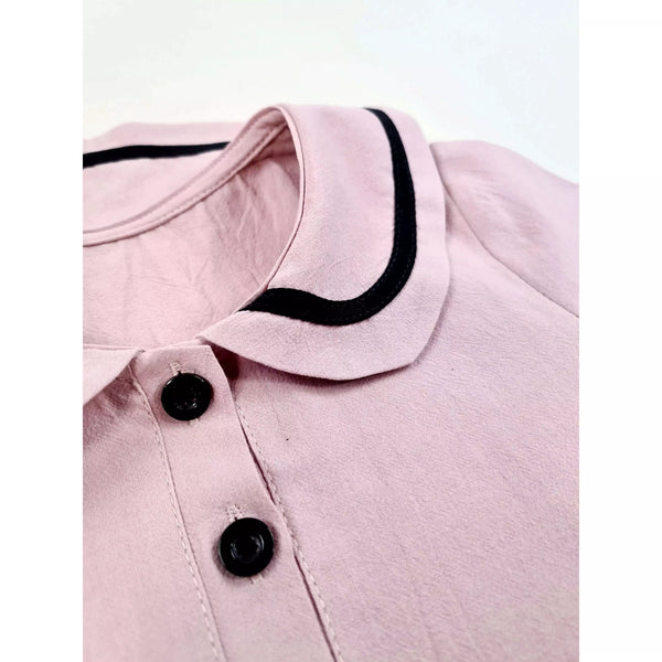 Salmon summer collar top and bottom set