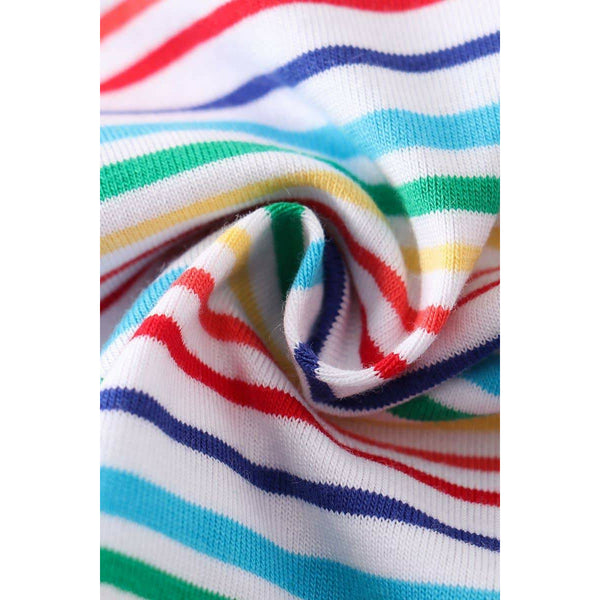 Rainbow colours full sleeved shirt (3years - 5years)