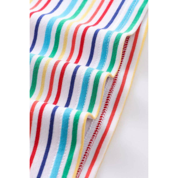 Rainbow colours full sleeved shirt (3years - 5years)