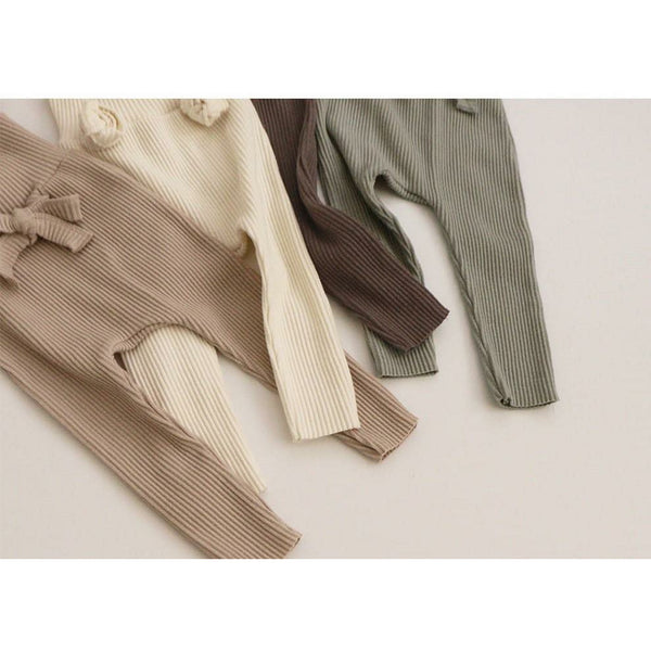 Zoya suspender Leggings- Nude (12-18 months)