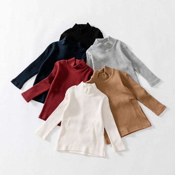 Honey Ribbed Turtleneck Top (6-7 years)