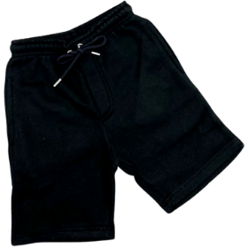 T Shirt and Fleece Shorts Set- black or Navy- 2-8Y