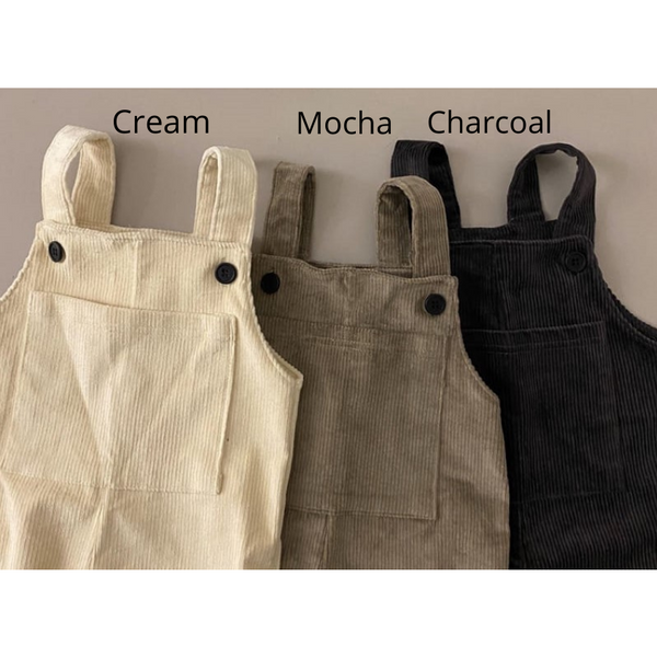 Corduroy dungarees (2years-5years)