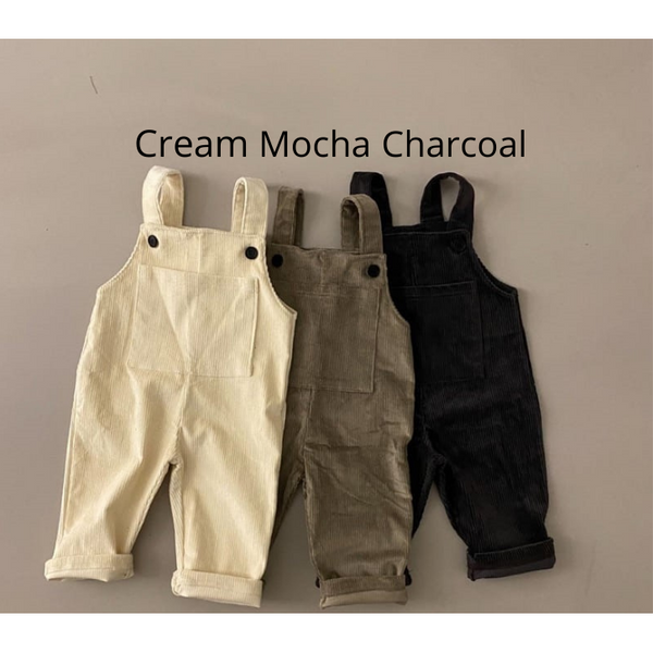 Corduroy dungarees (2years-5years)
