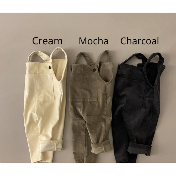 Corduroy dungarees (2years-5years)
