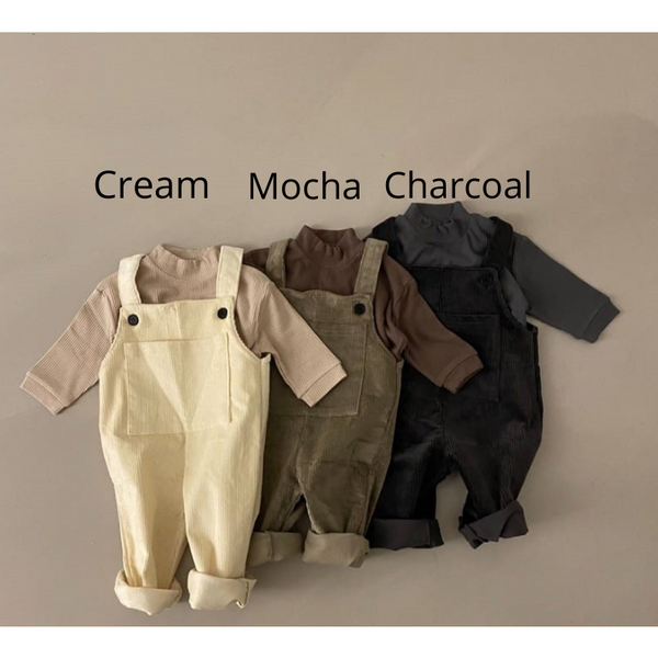 Corduroy dungarees (2years-5years)