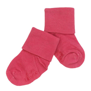 Pink grapefruit stay on socks (New born - 2 years)